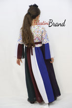 Stunning Kids Rainbow Cloche Dress Palestinian Embroidery